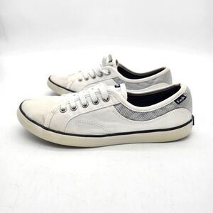 Keds Shoes Womens 7.5 Grace WF55281 Comfort Sneakers Flats White Canvas Lace Up